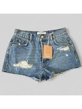 REFORMATION-Dixie High Rise Jean shorts- Colorado blue, size 25 NWT.